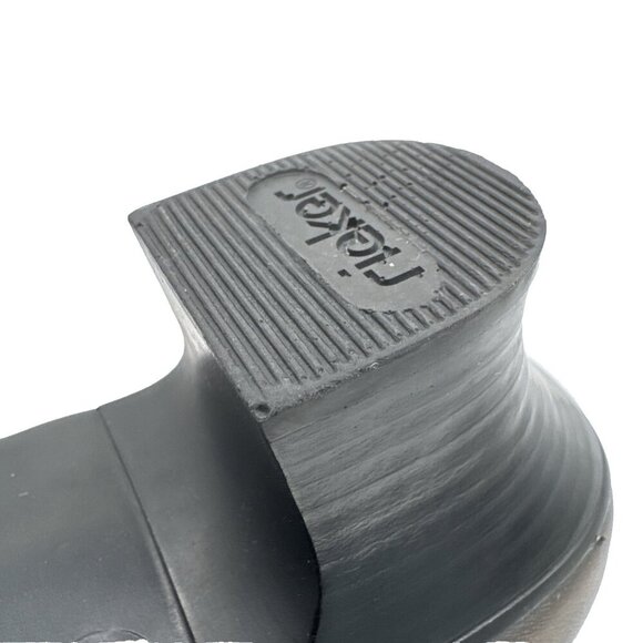 Rieker Sally Brown Leather Dress 56956 Size 13 Gray Ankle boot, witchy boot - Picture 13 of 16